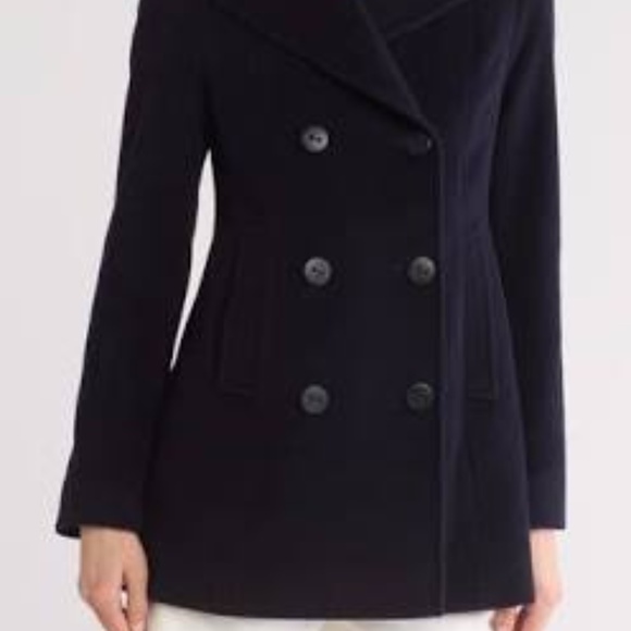 Fleurette Studio Classic Wool Blend Peacoat - Picture 14 of 15